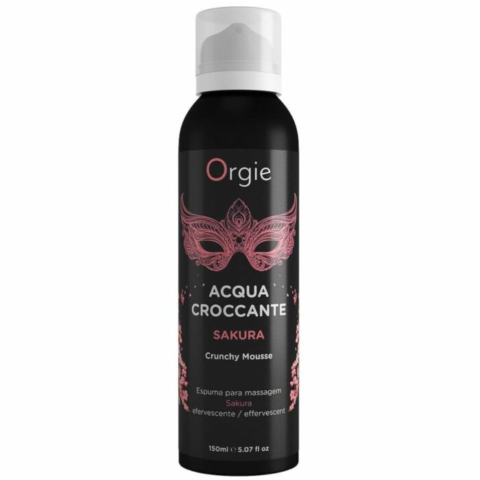 Orgie crema de masaje efervescente aroma sakura 150 ml