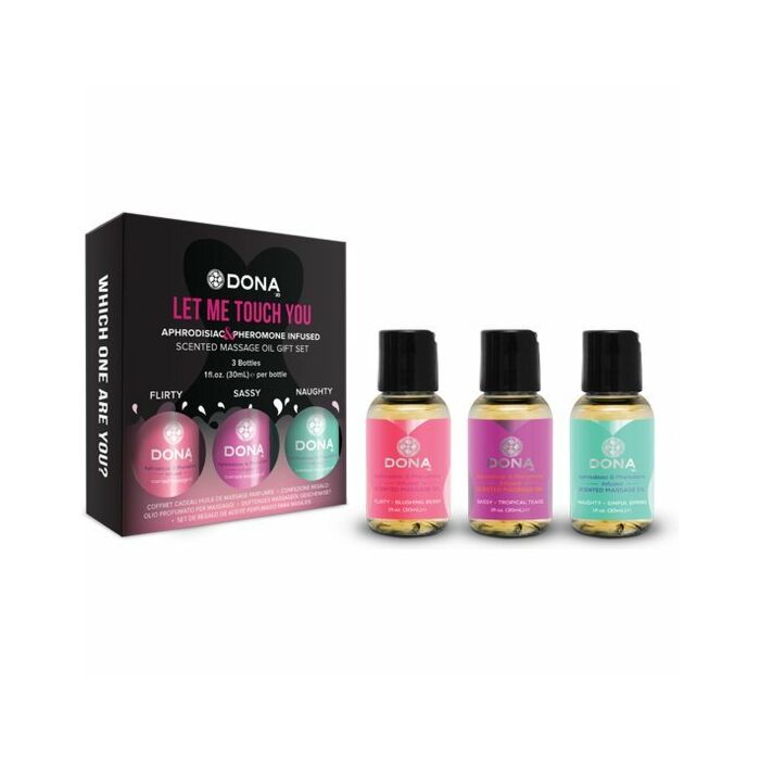 Gift Set huile de massage parfumée