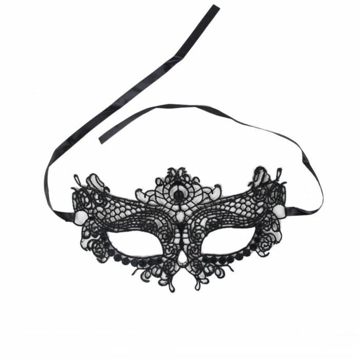 Masque pour les yeux en dentelle Queen lingerie taille unique