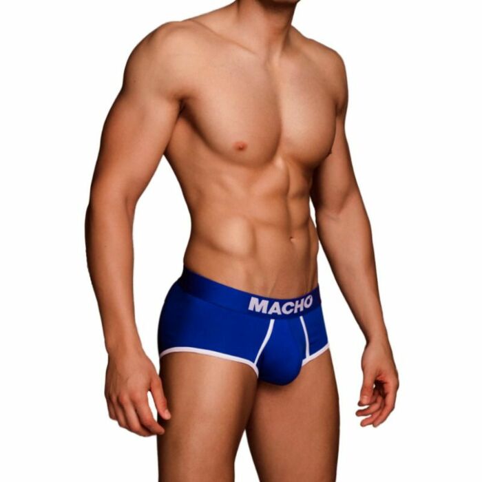 Mâle - Slip de sport bleu MS089 taille XL