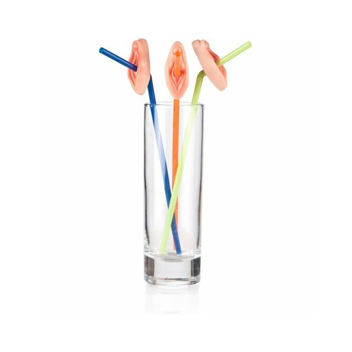 Straws forme sexy Chichi (1 unité)