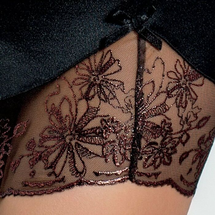 Passion Brida Nuisette & Tanga Negro S / M