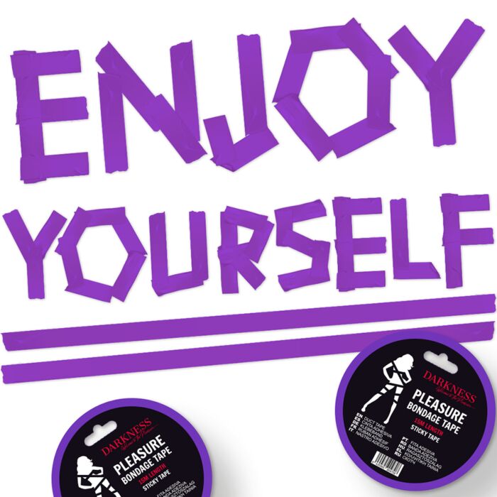 Ruban de bondage séduisant violet