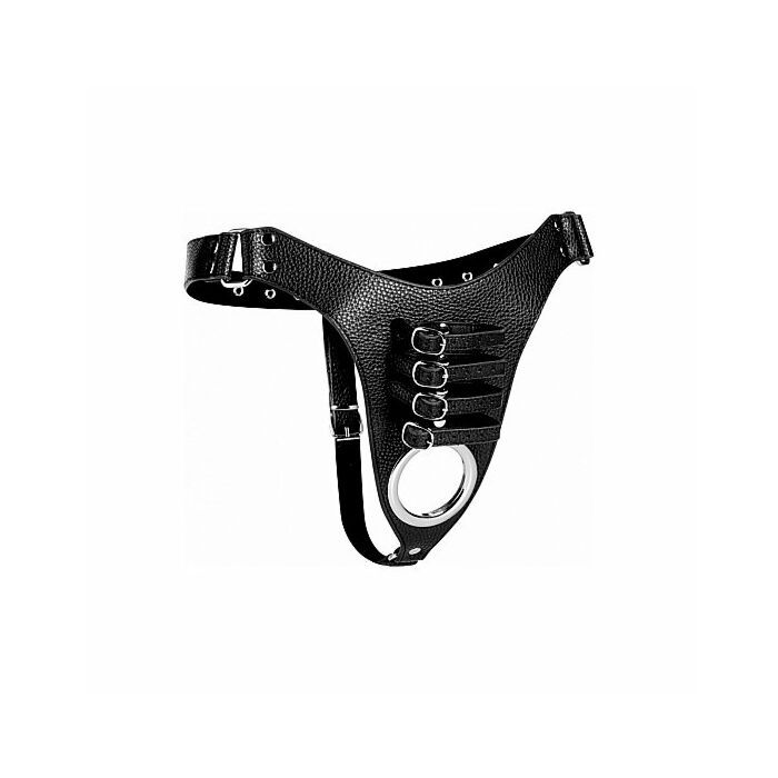 Arnes de castidad para hombre negro
