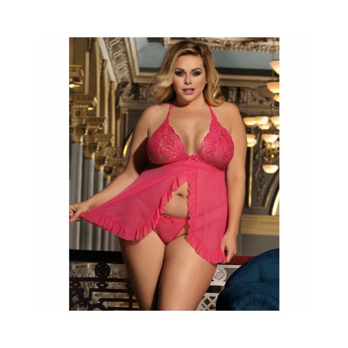 Picardías tyre print rosa