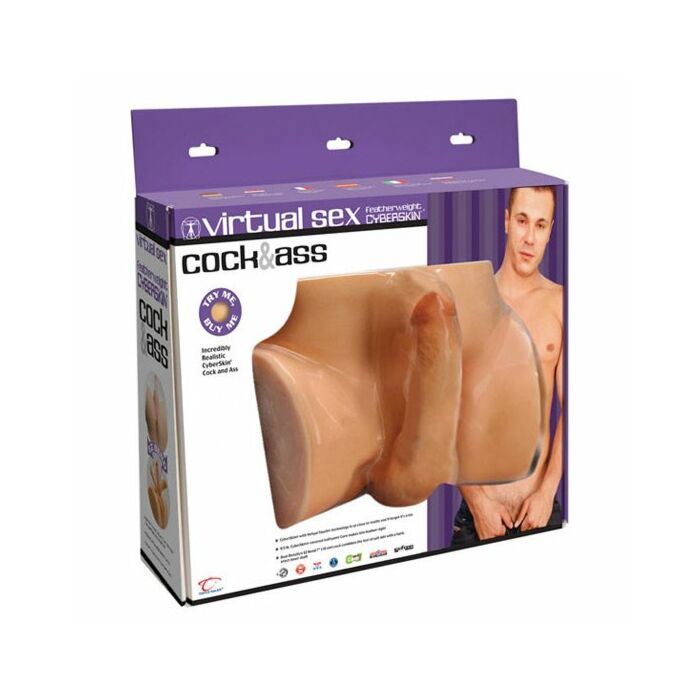 Virtual sex pene y ano cyberskin