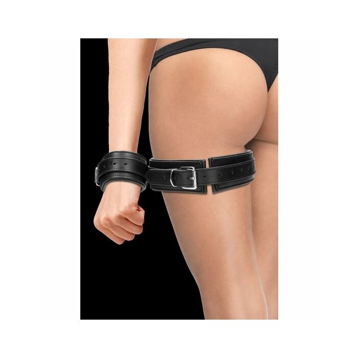 Suspension cuir de cuisse - noir