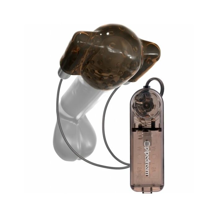 Classix dual vibrador head teaser (negro/gris)