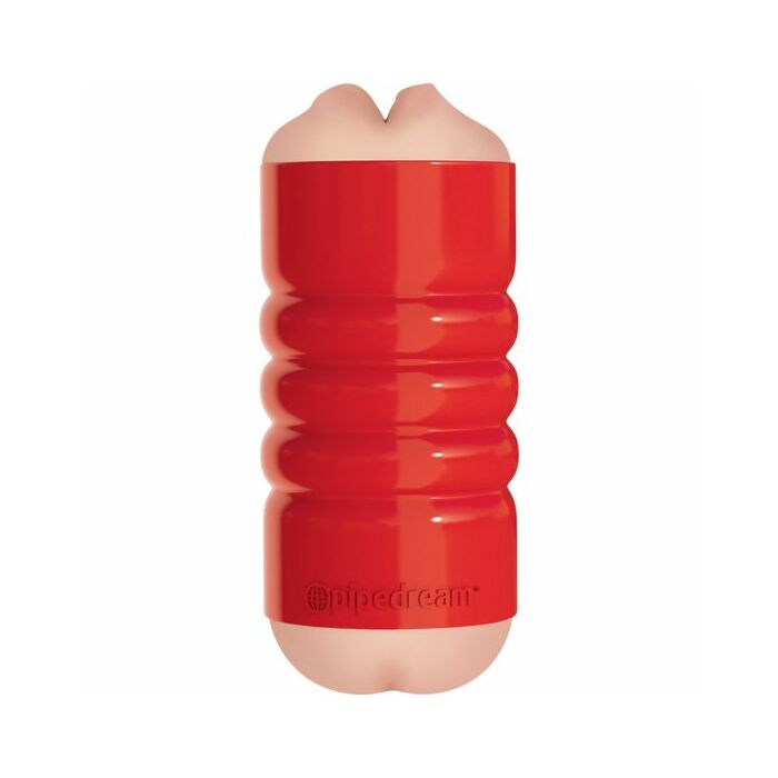 Pdx poignée serrée masturbateur masculin bouche / ano rouge