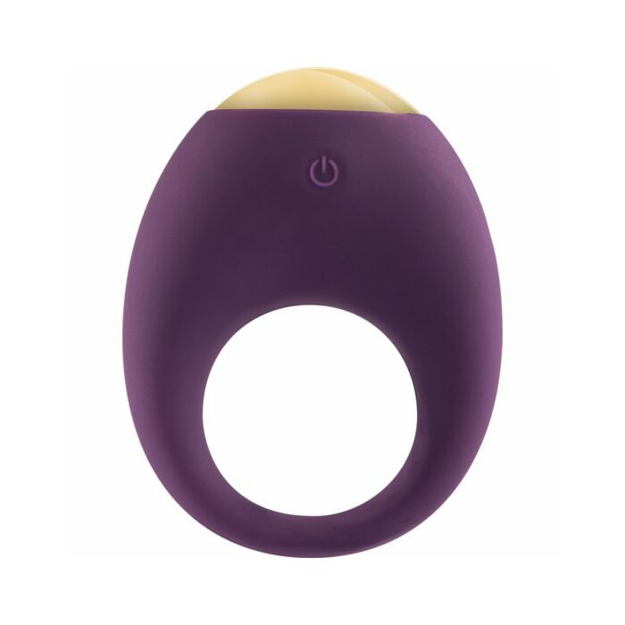 Eclipse annulaire de vibrateur violet pour pénis