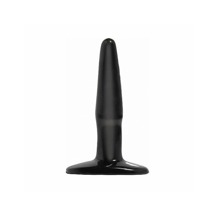 Basix mini-gelée noire plug anal 9cm