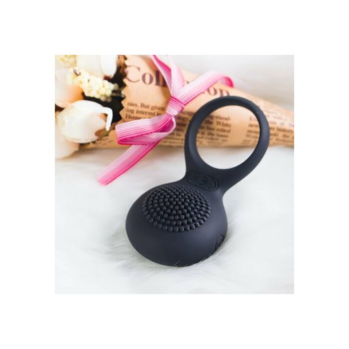 SVAKOM TYLER ANILLO VIBRADOR RECARGABLE NEGRO