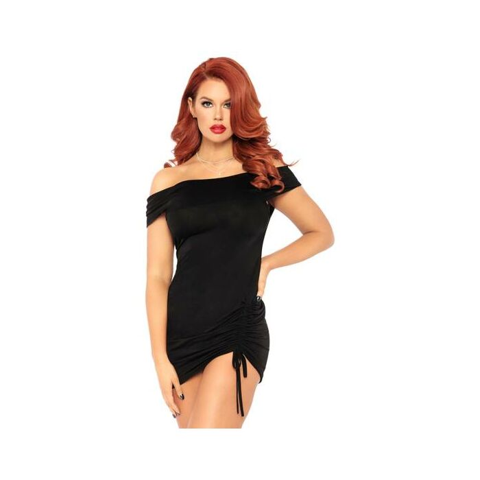 Vestido de hombros descubiertos - negro