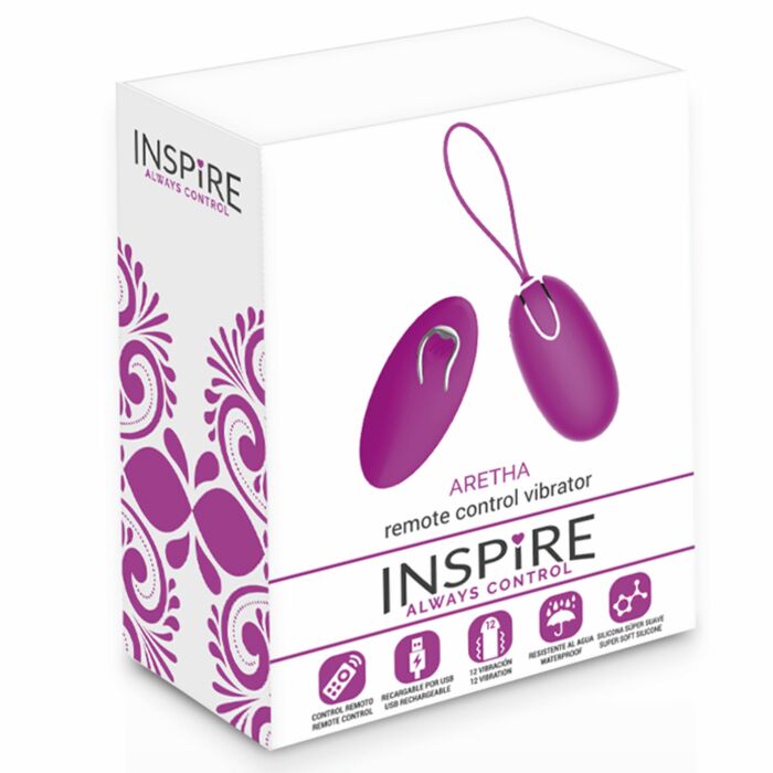 Télécommande Inspire Aretha Egg Lilas
