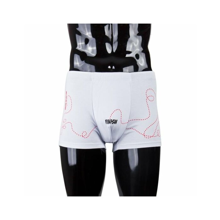 boxeurs drôles fini blanc