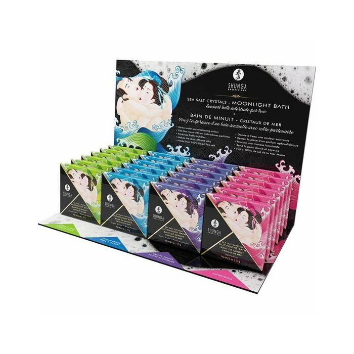Shunga crystals bath salts display 24 pcs