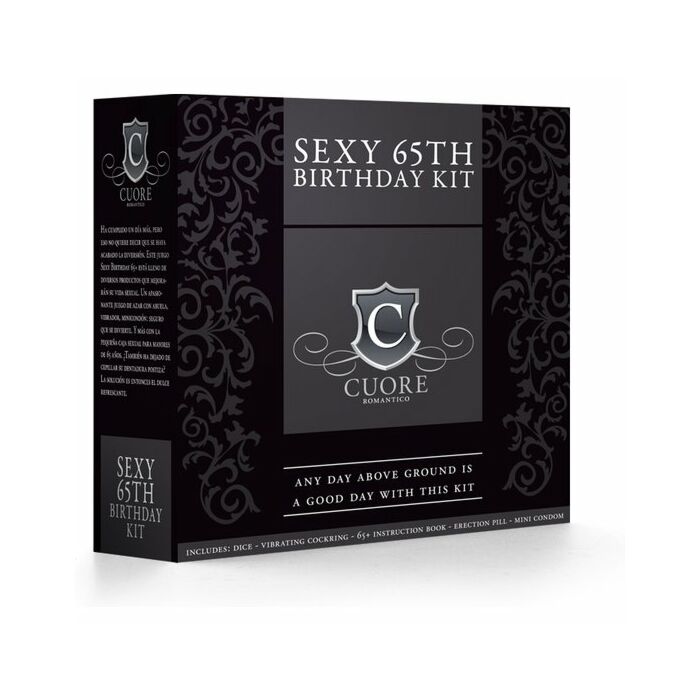 Kit cadeau d'anniversaire 65
