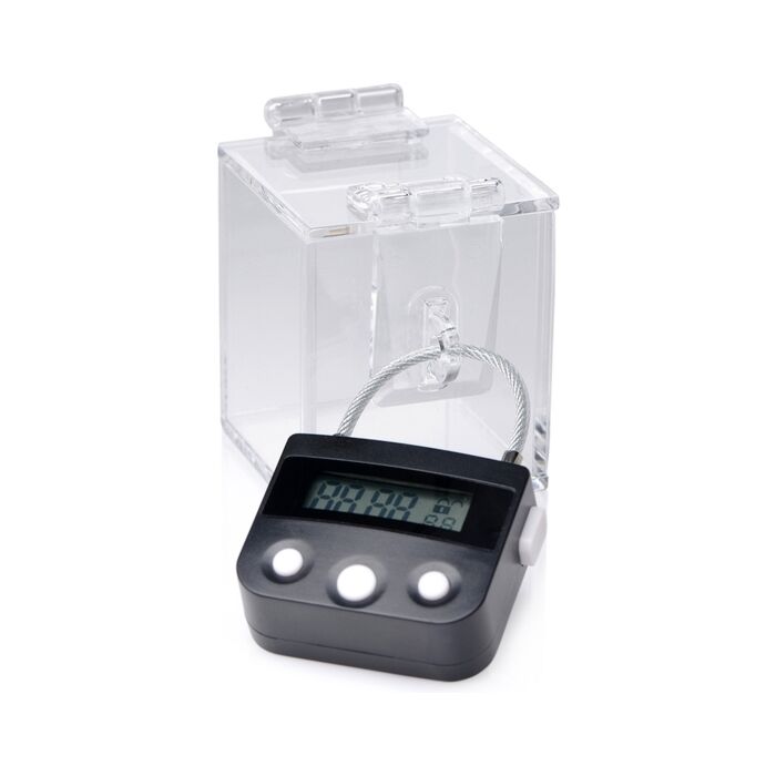 Le coffret de luxe porte-clés avec cadenas - transparent