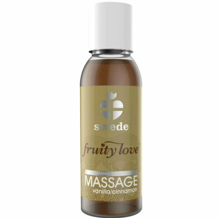 Fruité amour huile de massage effecteur de chaleur 50 ml de vanille / cannelle rutabaga
