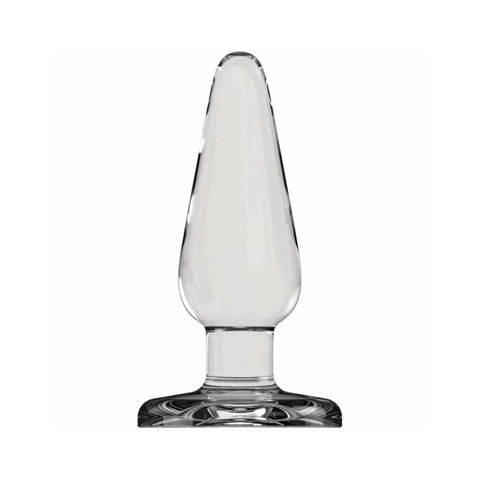 Butt plug - basic - 12,8 cm - cristal
