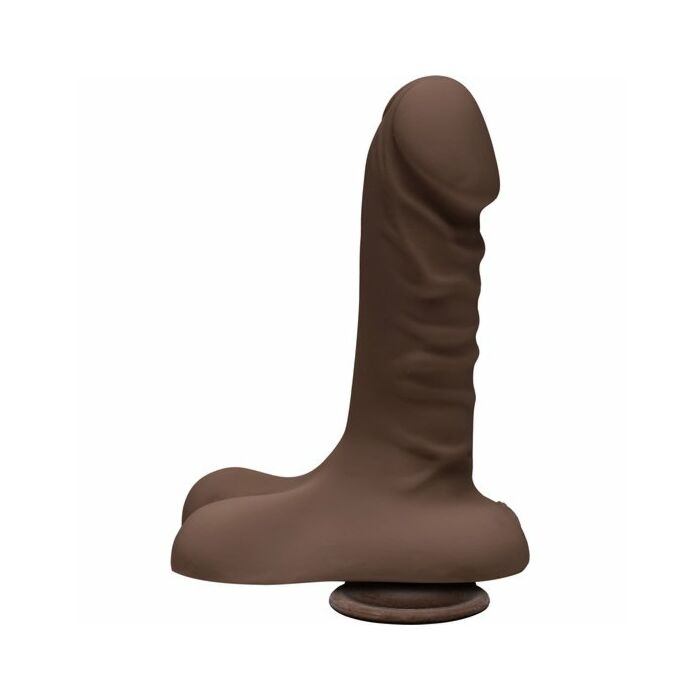 The super d pene realístico 16,5 cm chocolate