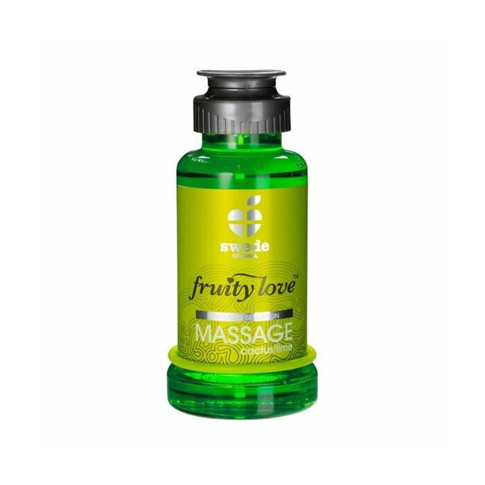 massage amour Fruity effecteur de chaleur d'huile 100 ml captus / chaux rutabaga