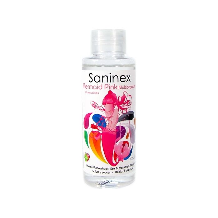 Saninex Mermaid Pink Multiorgasmic - Huile Sex & Massage 100ml