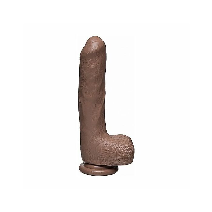 Uncut d - pene realístico firmskyn 22cm - caramelo
