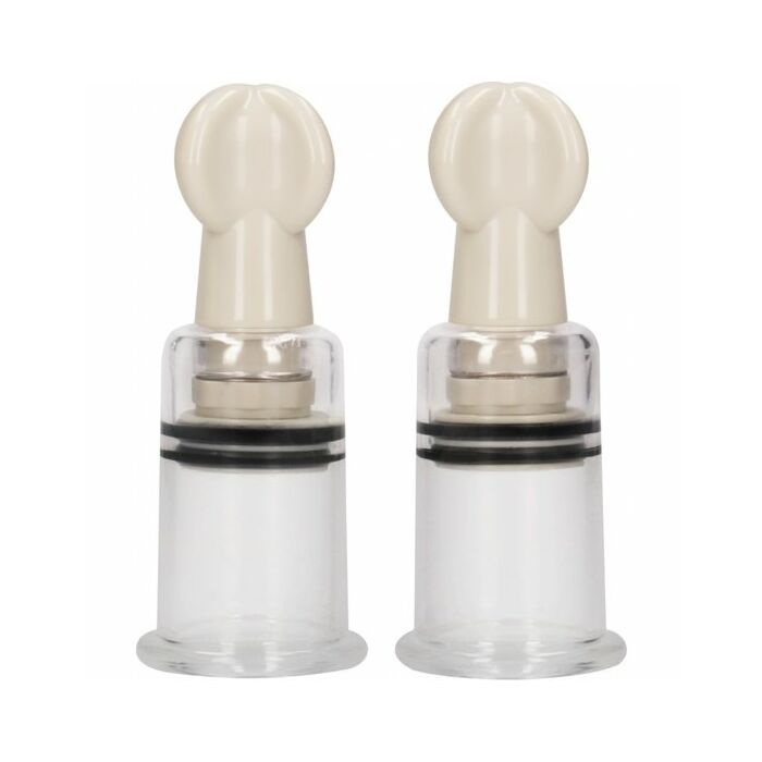 Kit de succionador de pezones mediano - transparente