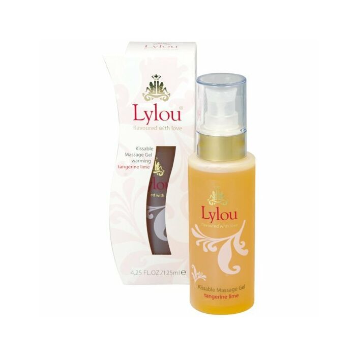 Lylou kissable gel de masaje efecto calor mandarina y lima