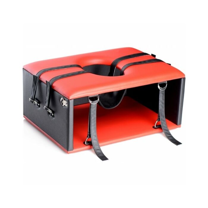 Chaise Queening - noir et rouge
