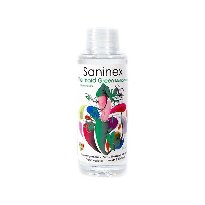 Saninex Mermaid Green Multiorgasmic - Huile Sex & Massage 100ml