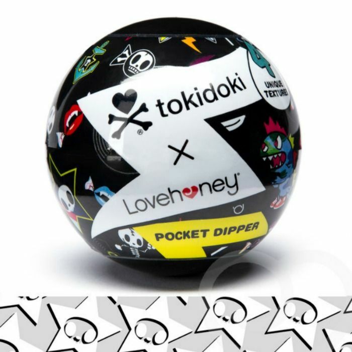 Tokidoki mini masturbador masculino con texturas estrellas