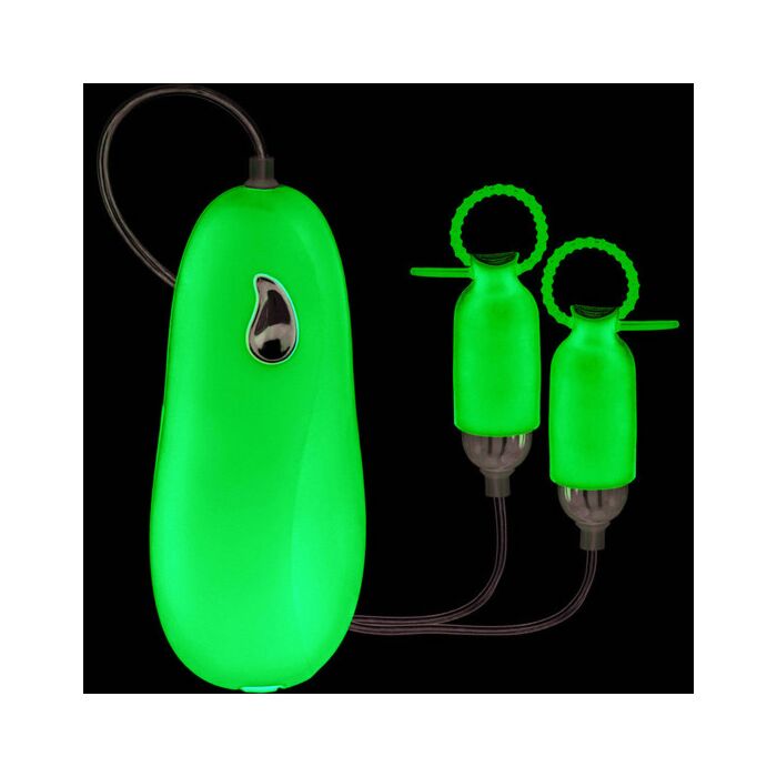 Pinces à seins avec vibrateur rose