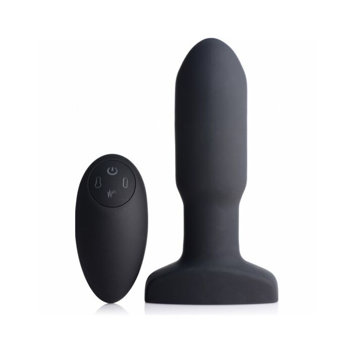 10x plug anal gonflable + silicone avec vibrateur