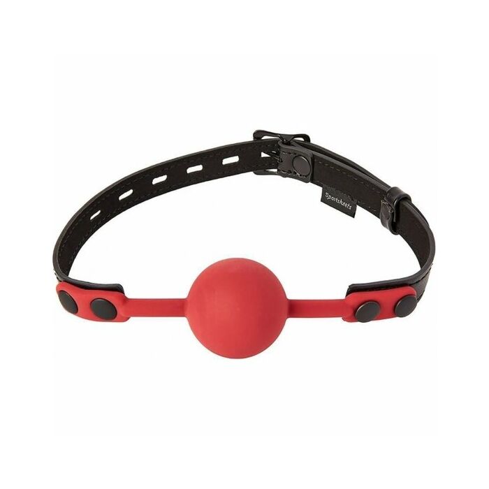 Saffron ball gag -mordaza pelota - rojo