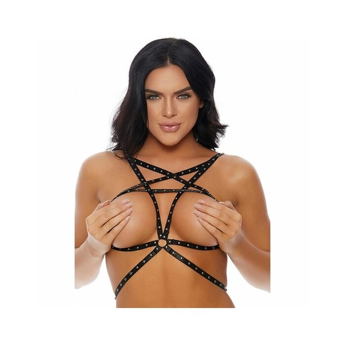 Cant stud me sujetador con tachuelas plateadas