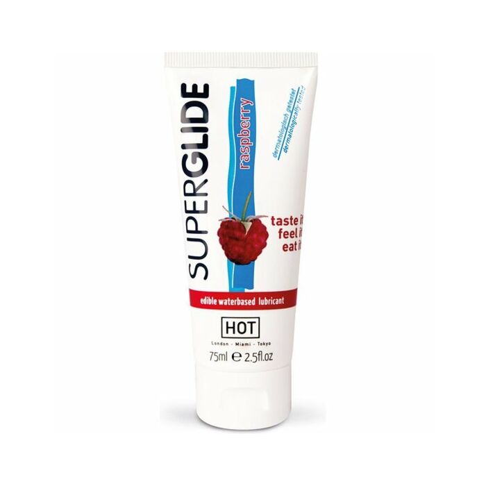 Hot Superglide lubrifiant comestible 75ml framboise