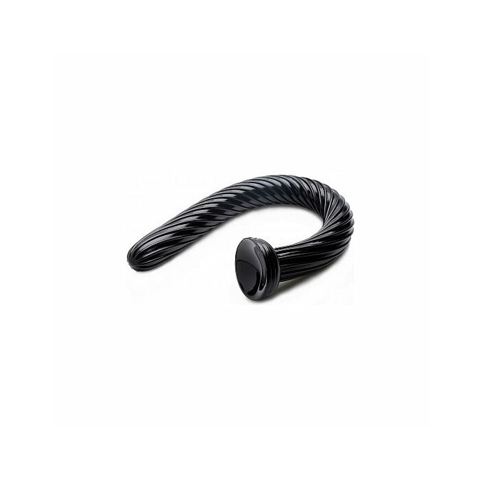 Spiral hose - dildo 50cm negro