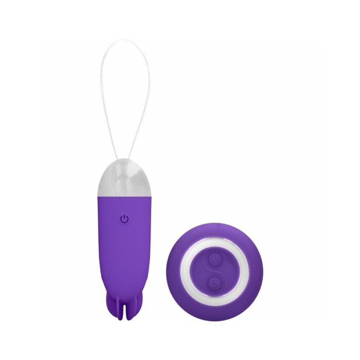 Noah dual rechargeable  bala vibradora control remoto morado