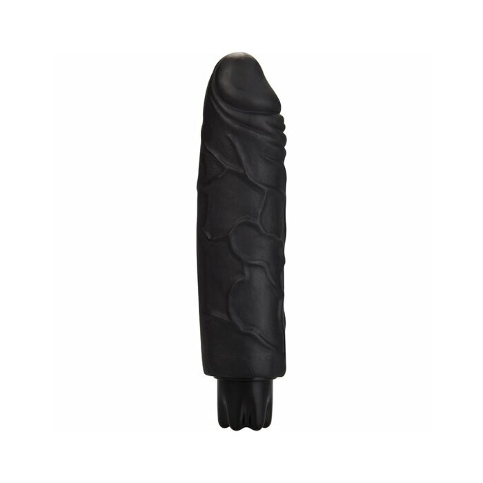 Vibrator touche réaliste réelle de taille normale noir