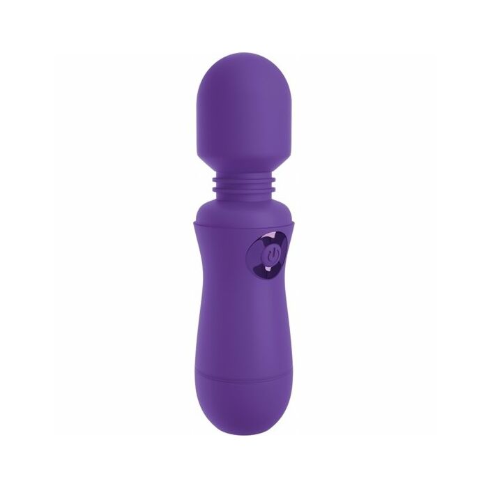 Omg! wands - virita recargable vibrante, morado