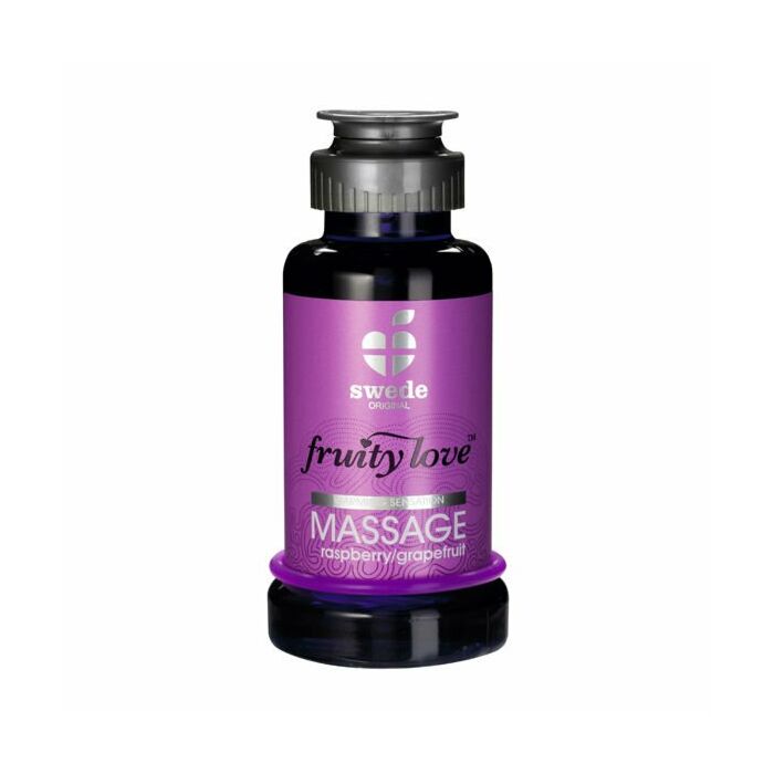 massage amour Fruity chaleur huile effecteur 100 ml framboise / pamplemousse rutabaga