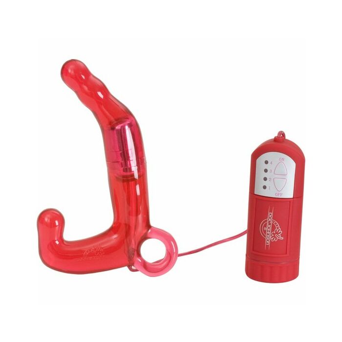 Hommes plaisir baguette - vibrateur mâle rouge
