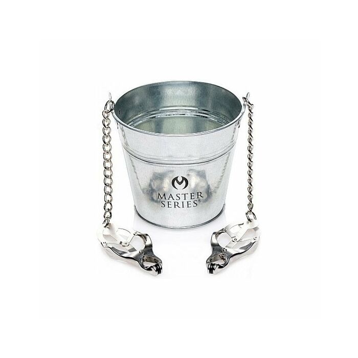 Pinzas pezones con cubo de esclavitud