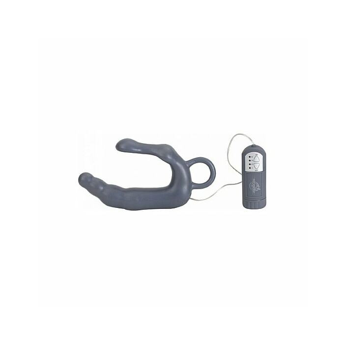 Hommes plaisir baguette - extra long vibrateur mâle gris