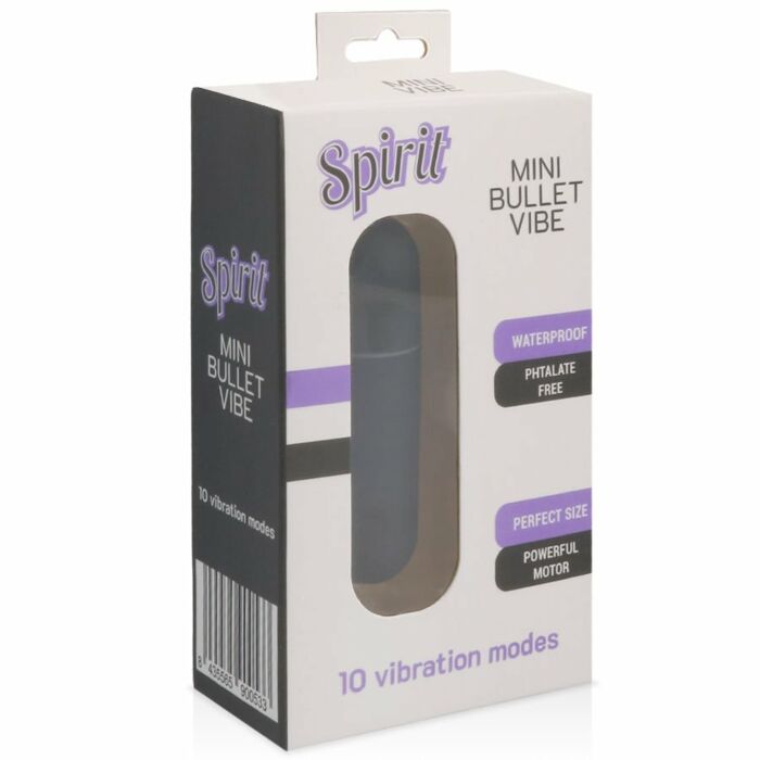 Spirit bala vibrador 10 velocidades negro