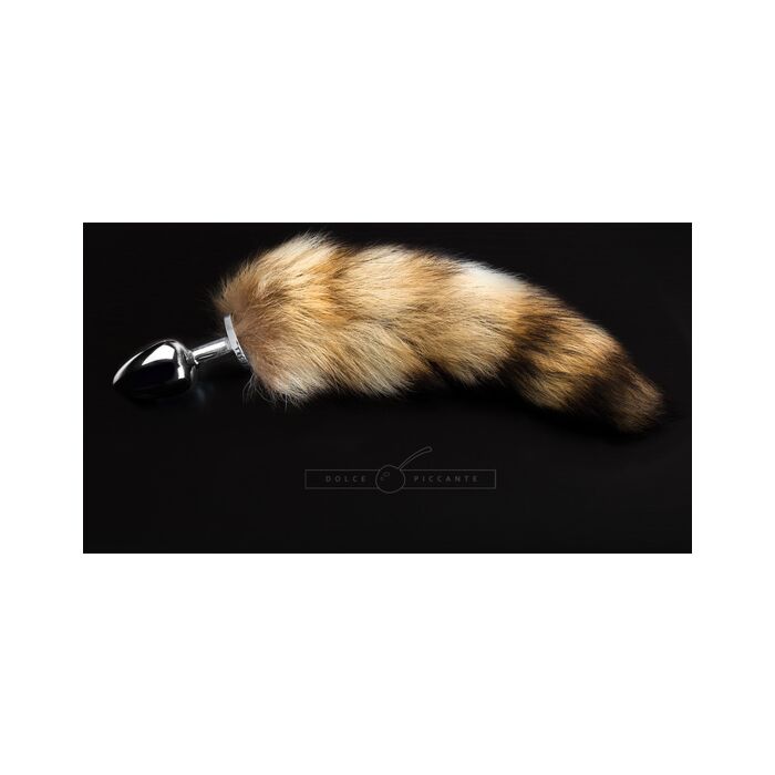 Bouchon argenté avec queue - l