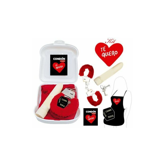 KIT ERÃTICO ROJO TE QUIERO / I LOVE YOU