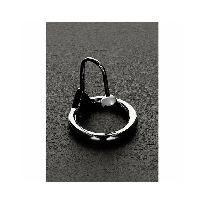 Lock n load - anillo para el pene con plug acero inox